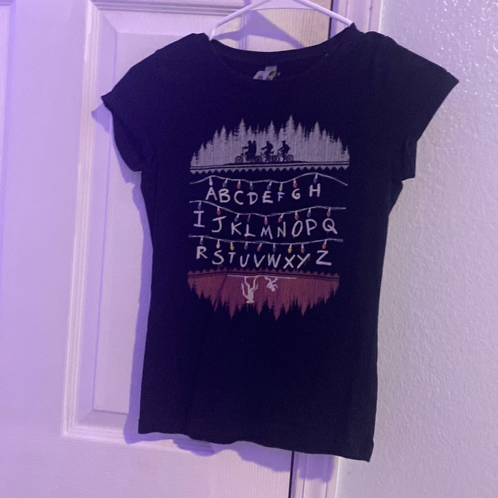 Stranger things ABC shirt, 10/12 girls shirt